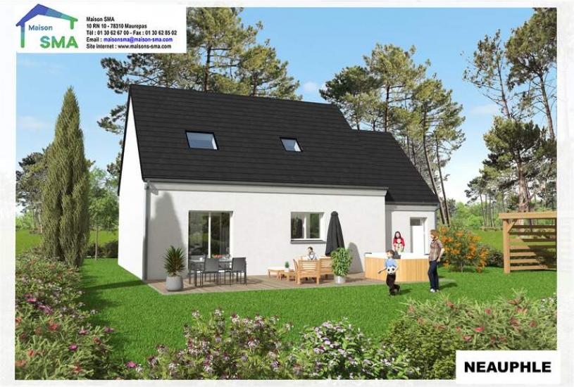 Vente Terrain + Maison - Terrain : 579m² - Maison : 105m² à Vaux-sur-Seine (78740) 