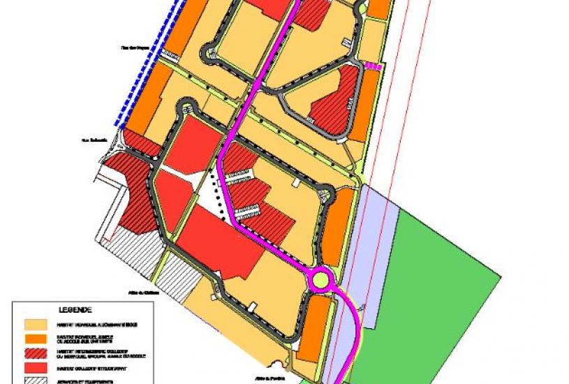  Vente Terrain à bâtir - 503m² à Perrigny-lès-Dijon (21160) 
