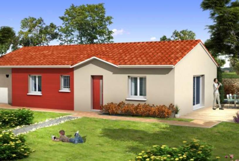  Vente Terrain + Maison - Terrain : 907m² - Maison : 96m² à Saint-Maurice-de-Satonnay (71260) 
