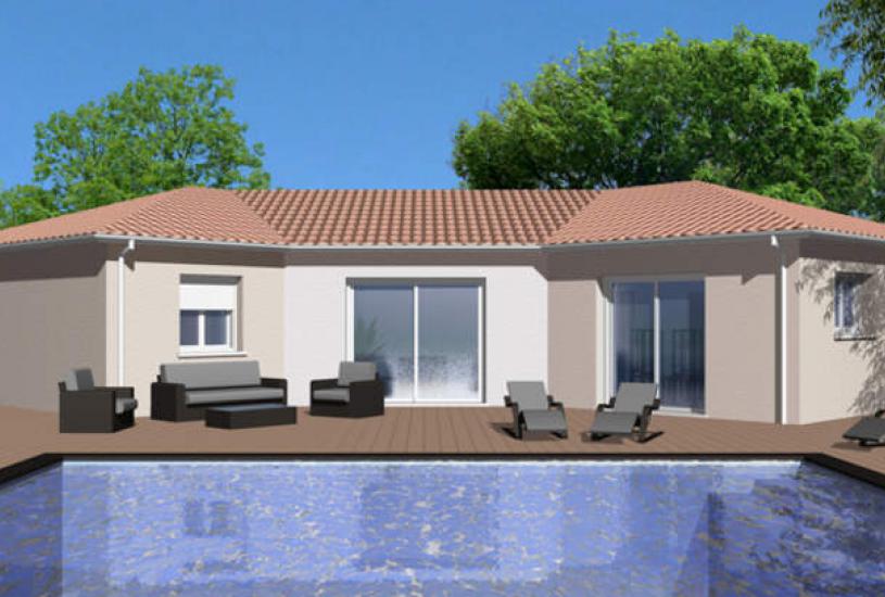  Vente Terrain + Maison - Terrain : 1 770m² - Maison : 115m² à Auros (33124) 
