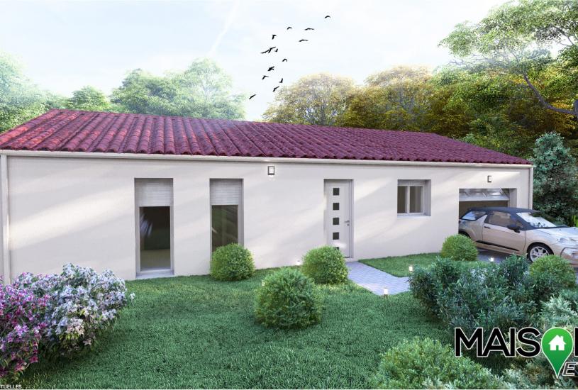  Vente Terrain + Maison - Terrain : 534m² - Maison : 120m² à Saint-Hilaire-la-Croix (63440) 