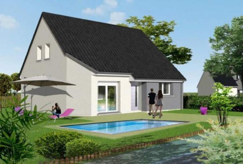 Vente Terrain + Maison - Terrain : 1 600m² - Maison : à Fiquefleur-Équainville (27210) 