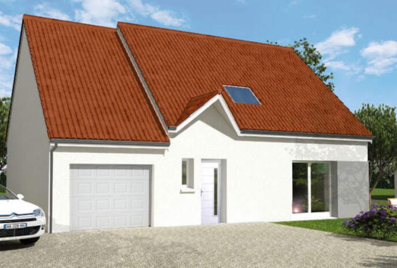  Vente Terrain + Maison - Terrain : 1 100m² - Maison : à Caumont (27310) 