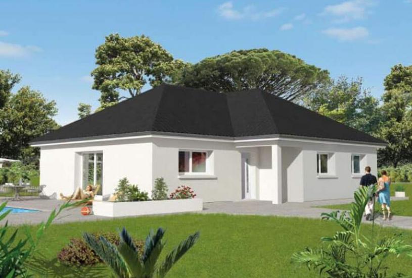  Vente Terrain + Maison - Terrain : 1 100m² - Maison : à Caudebec-en-Caux (76490) 