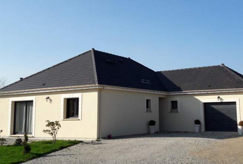  Vente Terrain + Maison - Terrain : 1 280m² - Maison : à Houlbec-Cocherel (27120) 