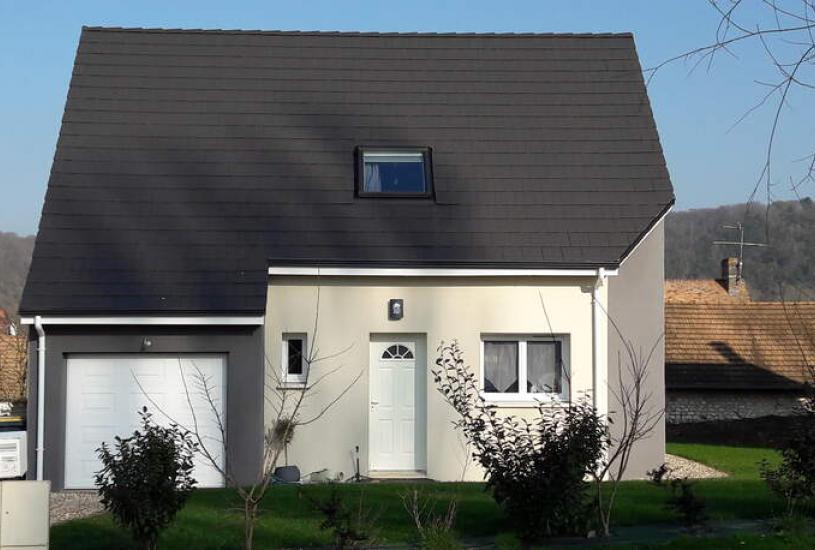  Vente Terrain + Maison - Terrain : 1 700m² - Maison : à Gouville (27240) 