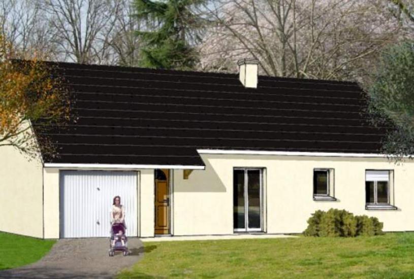  Vente Terrain + Maison - Terrain : 500m² - Maison : à Angerville-la-Campagne (27930) 