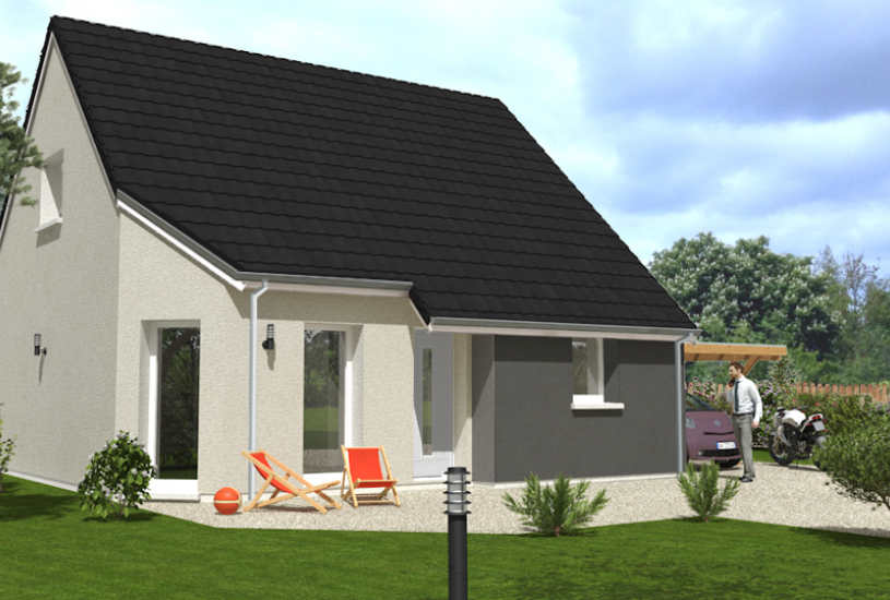  Vente Terrain + Maison - Terrain : 633m² - Maison : à Bueil (27730) 