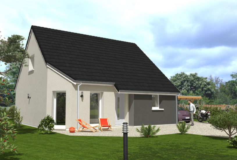  Vente Terrain + Maison - Terrain : 750m² - Maison : à Prey (27220) 