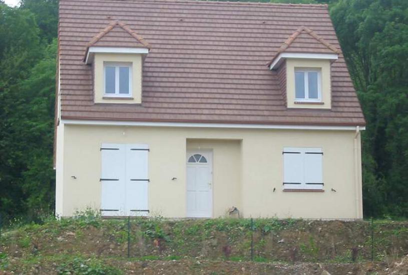  Vente Terrain + Maison - Terrain : 500m² - Maison : à Courcelles-sur-Seine (27940) 
