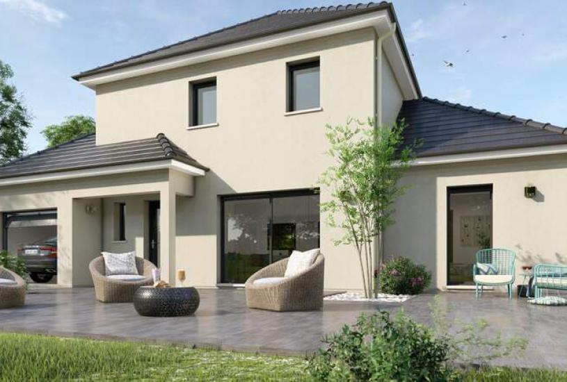  Vente Terrain + Maison - Terrain : 1 500m² - Maison : à Étrépagny (27150) 
