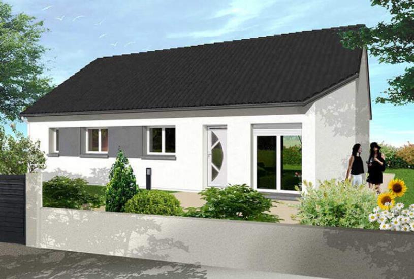  Vente Terrain + Maison - Terrain : 700m² - Maison : à Boulay-les-Barres (45140) 