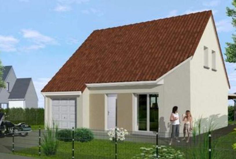  Vente Terrain + Maison - Terrain : 900m² - Maison : à Fontenay-sur-Loing (45210) 