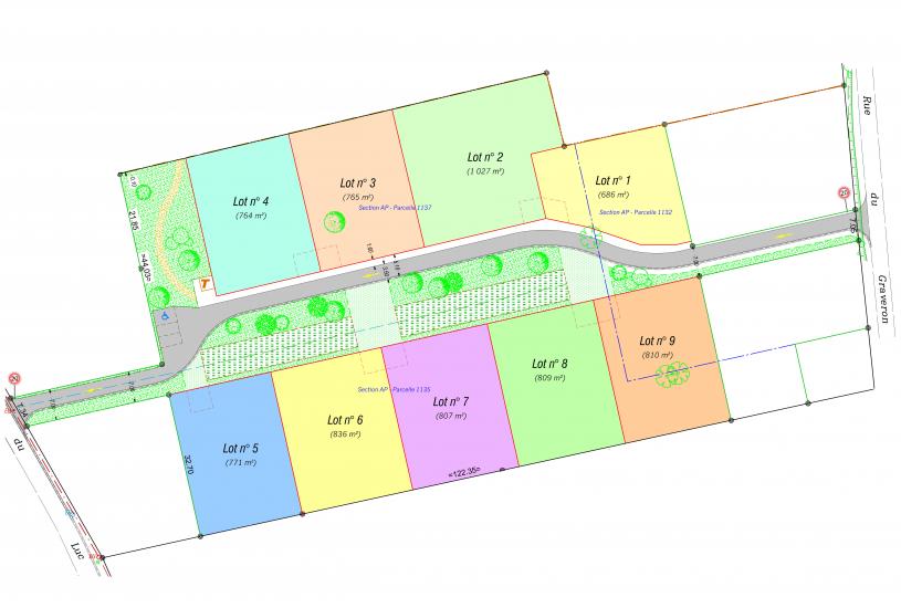  Vente Terrain à bâtir - 686m² à Sainte-Foy-la-Grande (33220) 