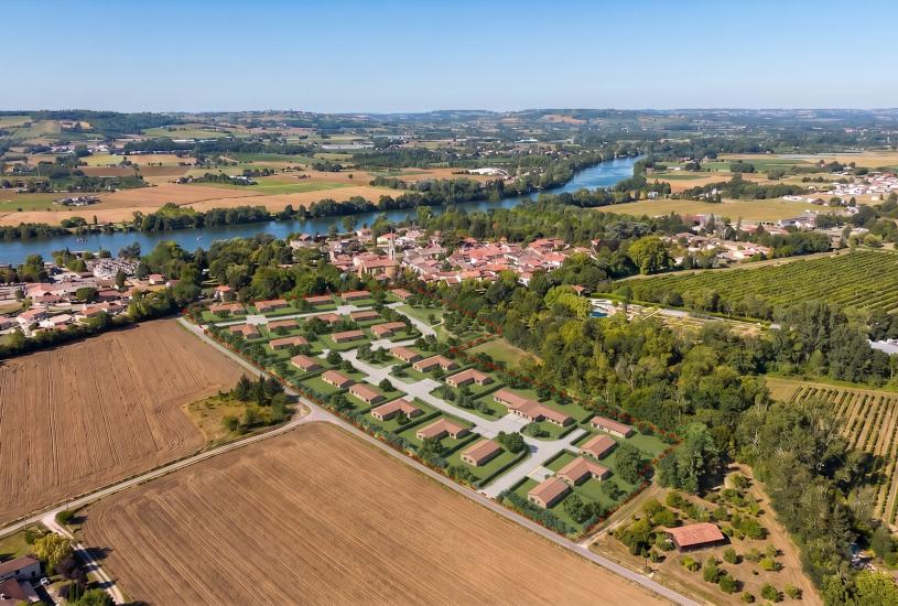  Vente Terrain à bâtir - 487m² à Le Temple-sur-Lot (47110) 