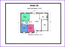 Modèle : Wallis 79 - 79.00 m²