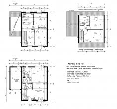 Modèle et plan de maison : ALPINE 4.116 - 116.00 m²