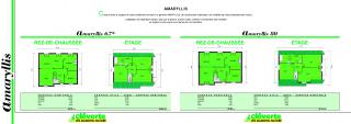 Modèle et plan de maison : Amaryllis 67 - 100.22 m²