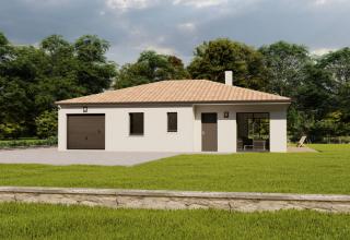 Modèle et plan de maison : AMMOLITE - 90.00 m²