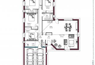 Modèle et plan de maison : MAISON ATLANTA - 100.00 m²