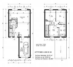 Modèle et plan de maison : ATTITUDE 2.093 B GI - 93.00 m²