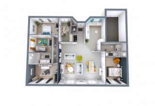 Modèle et plan de maison : AURORE - 84.00 m²