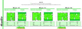Modèle et plan de maison : Azalée 70 - 88.69 m²