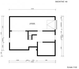 Modèle et plan de maison : Bisontine 178/149 - 178.00 m²