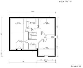 Modèle et plan de maison : Bisontine 221/183 - 221.00 m²