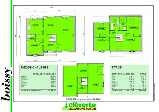 Modèle et plan de maison : Boissy - 150.15 m²