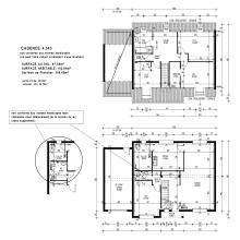 Modèle et plan de maison : CADENCE 4.143 - 143.00 m²