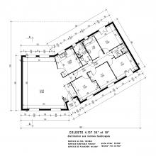 Modèle et plan de maison : CELESTE 4.137 - 137.00 m²