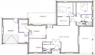 Modèle et plan de maison : Ceos - 115.00 m²