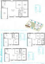 Modèle et plan de maison : Challenge GI 100 - 100.00 m²
