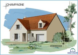 Modèle et plan de maison : Champagne - 98.00 m²