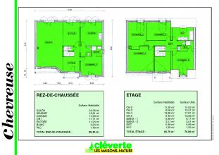 Modèle et plan de maison : Chevreuse - 150.19 m²