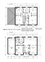 Modèle et plan de maison : CIBELLE 4.153 - 153.00 m²
