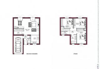 Modèle et plan de maison : CITADINE - 90.00 m²