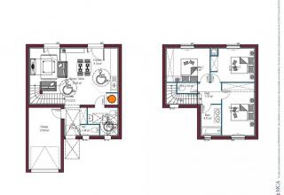 Modèle et plan de maison : CITADINE INVESTISSEUR - 90.00 m²