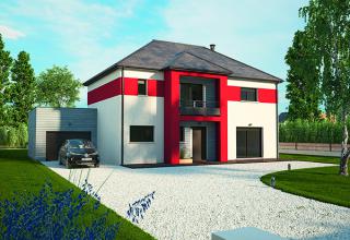 Modèle et plan de maison : Contemporaine 160 - 160.00 m²