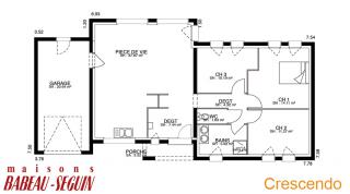Modèle et plan de maison : Crescendo - 93.00 m²