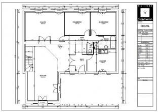 Modèle et plan de maison : Cristal - 140.00 m²