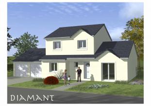 Modèle et plan de maison : DIAMANT - 126.00 m²