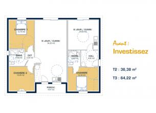 Modèle et plan de maison : Duo - 100.60 m²