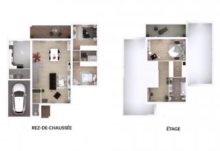 Modèle et plan de maison : EDEN - 115.00 m²