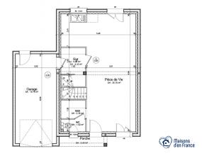 Modèle et plan de maison : Emmeraude - 0.00 m²