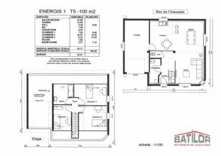 Modèle et plan de maison : Energis 100/91 - 100.00 m²