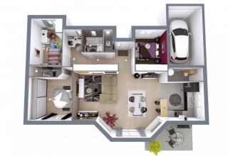 Modèle et plan de maison : EOS - 101.00 m²