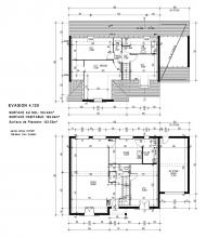 Modèle et plan de maison : EVASION 4.130 - 130.00 m²