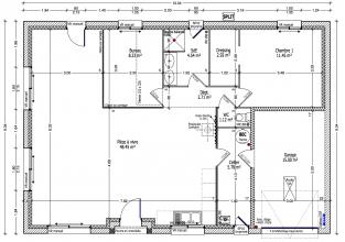 Modèle et plan de maison : HELIANTHEME C1G-85 - 85.00 m²